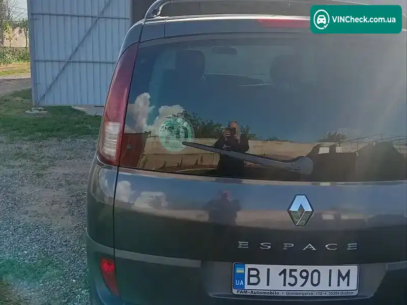 Renault Espace 2007, фото з оголошення 1 з 12, VIN VF1JK03B638308606