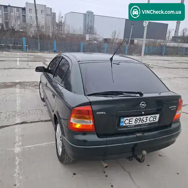 Opel Astra 1999, фото з оголошення 2 з 9, VIN W0L0TGF48X8095509