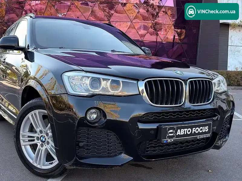 BMW X3 2017, фото з оголошення 2 з 20, VIN WBAWX310200B81995