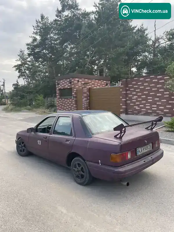 Ford Sierra 1987, фото з оголошення 2 з 7, VIN WF0FXXGBBFHP80335