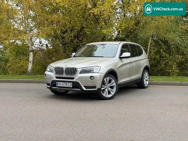 BMW X3 2012, фото з оголошення 1 з 20, VIN 5UXWX7C58DL977217