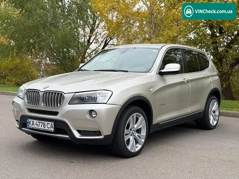 BMW X3 2012, фото з оголошення 2 з 20, VIN 5UXWX7C58DL977217