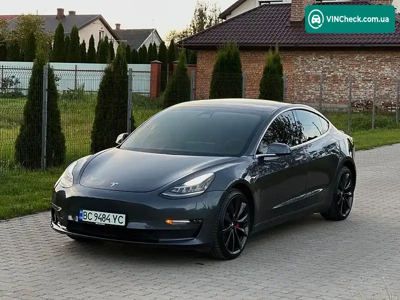 Tesla Model 3 2020, фото з оголошення 1 з 12, VIN 5YJ3E1EC2LF713348