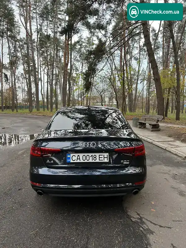 Audi A4 2016, фото з оголошення 2 з 15, VIN WAUGMAF45HN049192