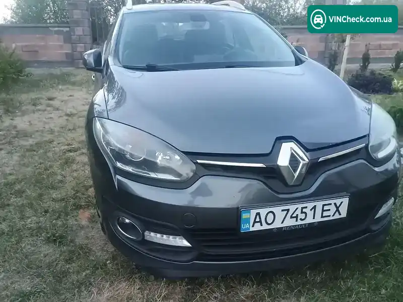 Renault Megane 2015, фото з оголошення 1 з 20, VIN VF1KZ890H54053137