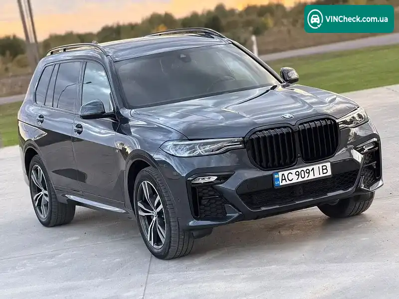 BMW X7 2021, фото з оголошення 2 з 20, VIN 5UXCW2C03N9K13514