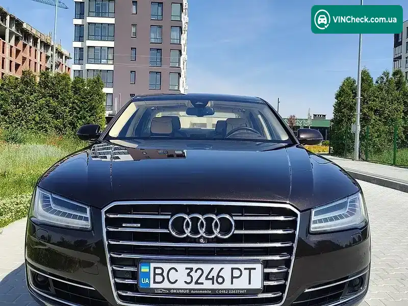 Audi A8 2014, фото з оголошення 2 з 20, VIN WAUZZZ4H3EN015942
