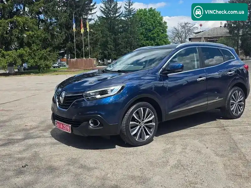 Renault Kadjar 2017, фото з оголошення 1 з 21, VIN VF1RFE00157183473