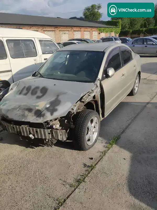 Mazda 3 2004, фото з оголошення 2 з 14, VIN JMZBK12Z551191453