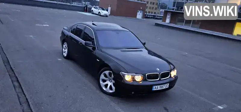 BMW 7 Series 2002, фото з оголошення 1 з 21, VIN WBAGM21060DR47286