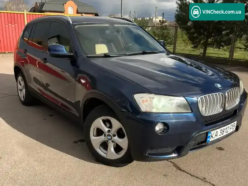 BMW X3 2011, фото з оголошення 1 з 18, VIN 5UXWX5C51BL711166