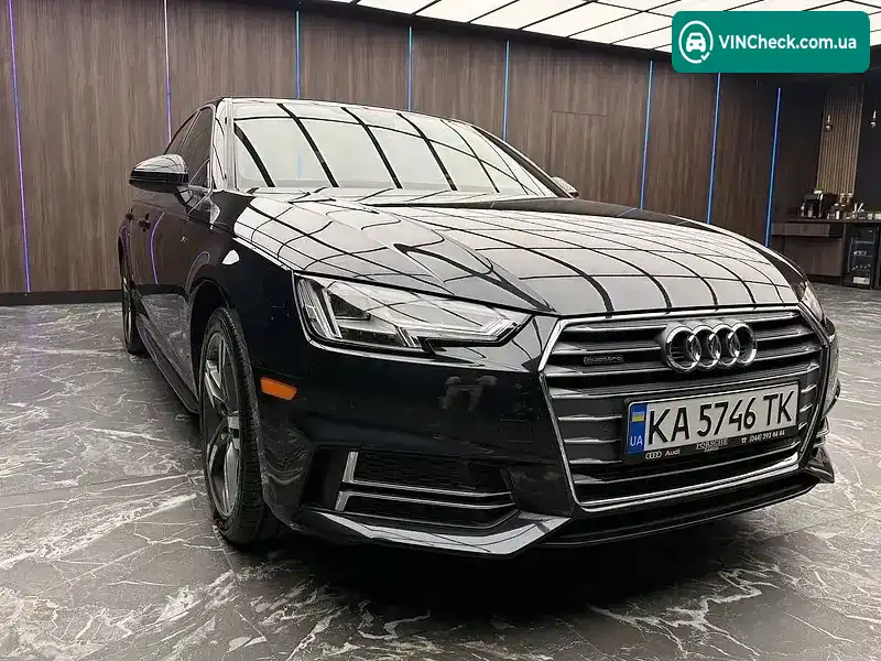 Audi A4 2017, фото з оголошення 2 з 15, VIN WAUENAF47HN061140