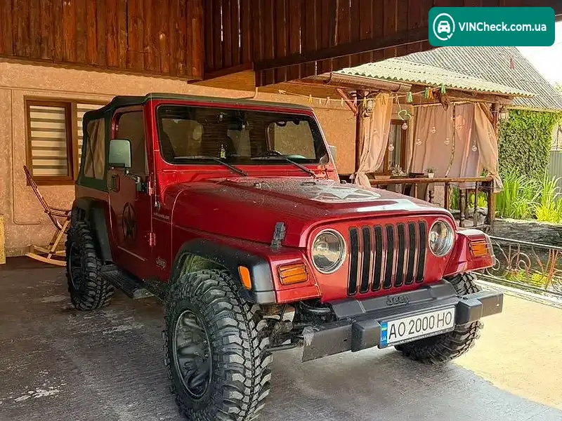 Jeep Wrangler 1998, фото з оголошення 1 з 10, VIN 1J4FY29P7XP400177