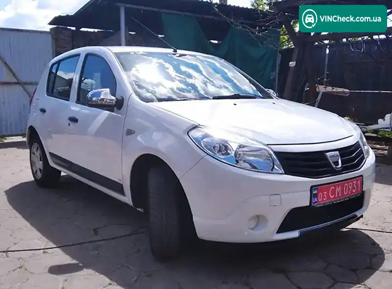 Dacia Sandero 2009, фото з оголошення 1 з 20, VIN UU1BSDAEH41068097