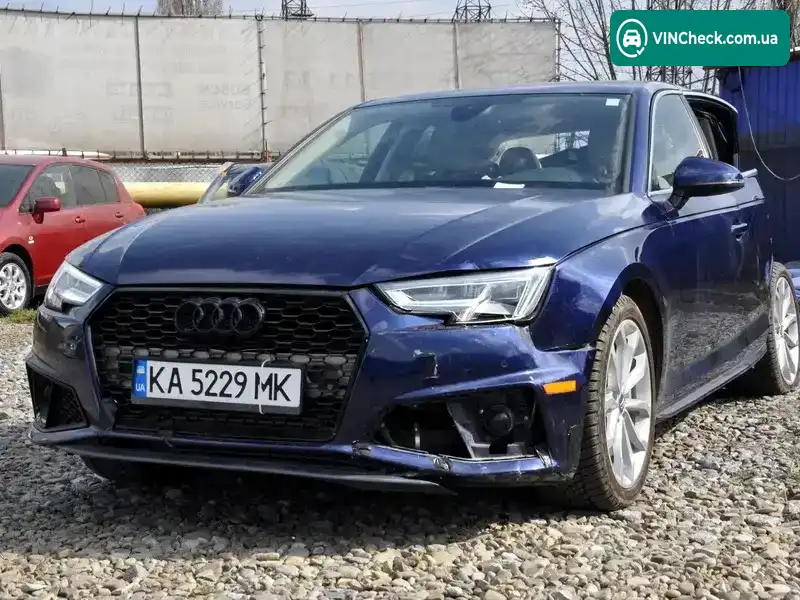 Audi A4 2018, фото з оголошення 2 з 21, VIN WAUENAF44KN005275