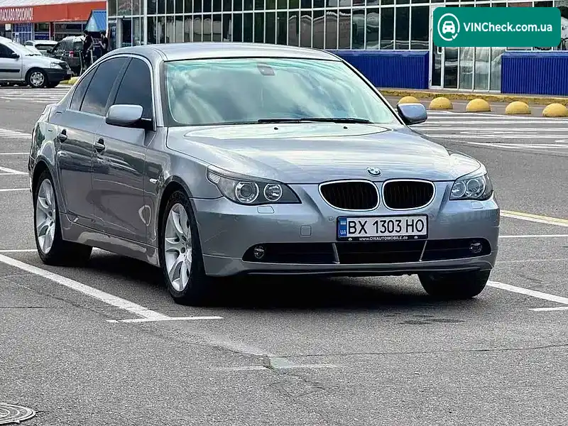 BMW 5 Series 2004, фото з оголошення 1 з 17, VIN WBANA31050B020376
