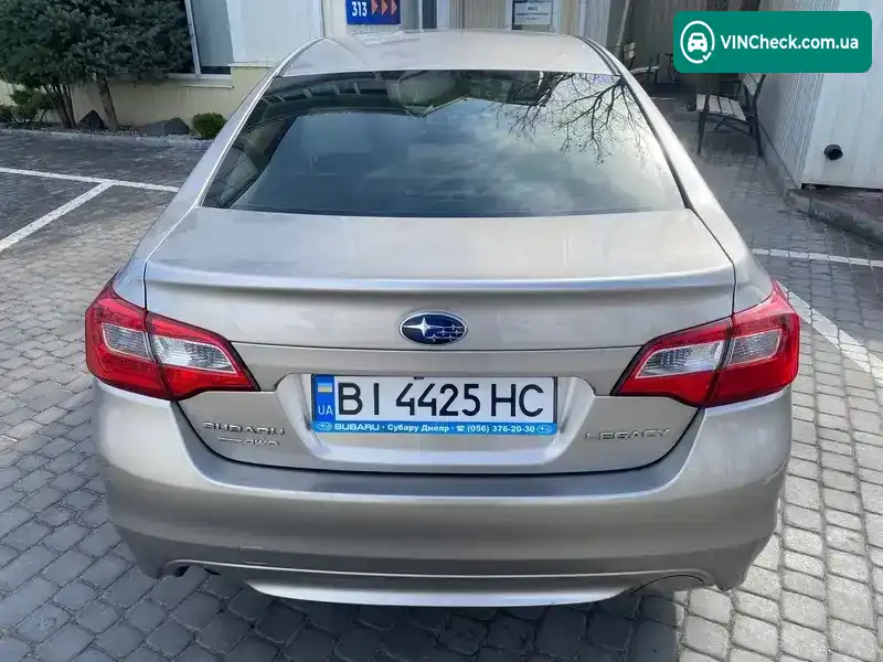Subaru Legacy 2015, фото з оголошення 2 з 11, VIN 4S3BNBA61F3068887