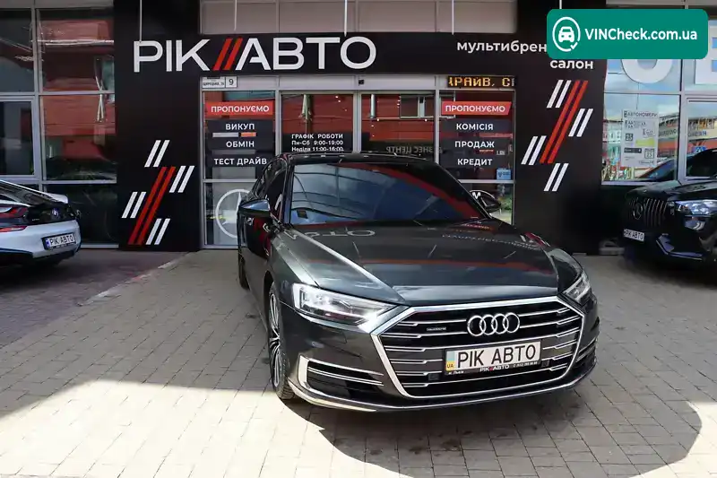 Audi A8 2018, фото з оголошення 1 з 21, VIN WAUZZZF83JN009680