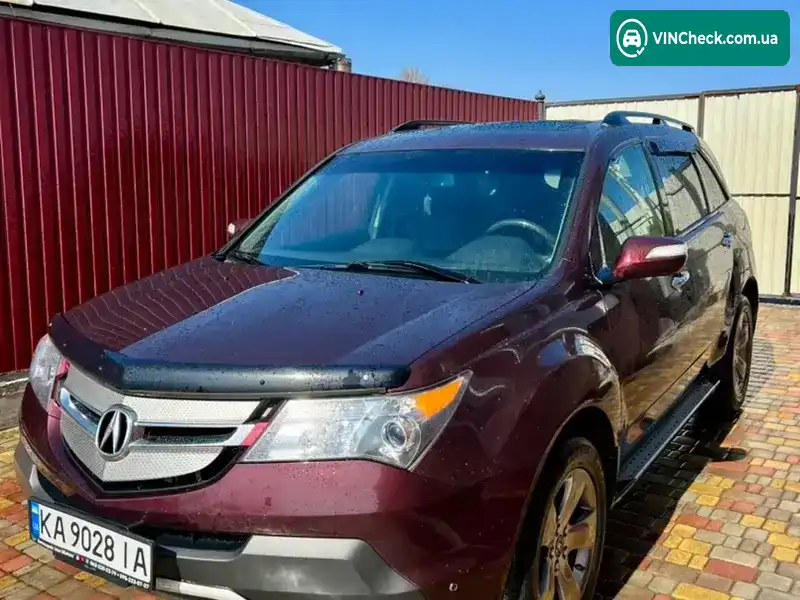 Acura MDX 2008, фото з оголошення 1 з 9, VIN 2HNYD28808H554170