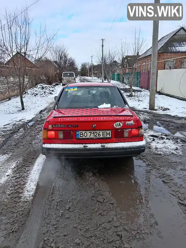 Ford Sierra 1988, фото з оголошення 2 з 5, VIN WF0FXXGBBFJE15592