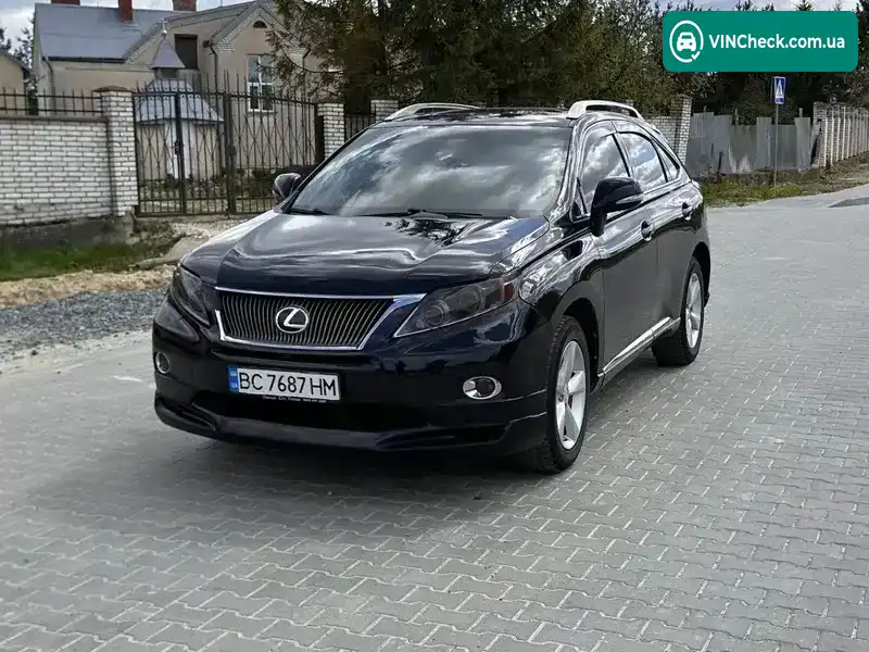 Lexus RX 2009, фото з оголошення 1 з 21, VIN 2T2BK1BA4AC010774