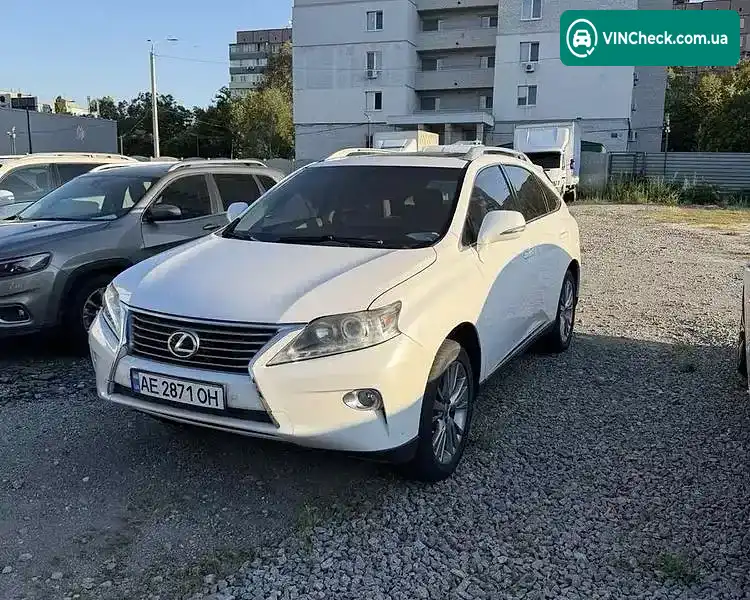 Lexus RX 2014, фото з оголошення 1 з 9, VIN 2T2ZK1BA1DC113394