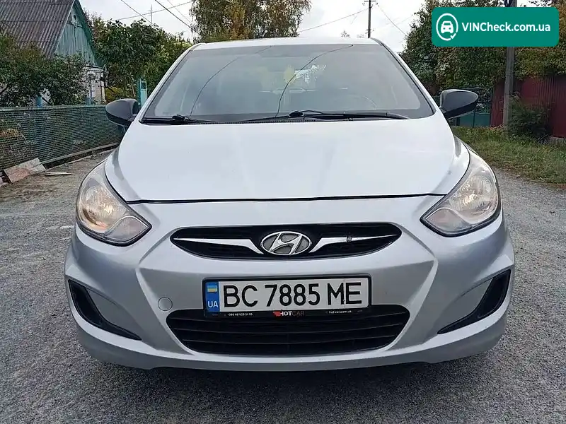 Hyundai Accent 2014, фото з оголошення 2 з 14, VIN Z94CT41CAER313604