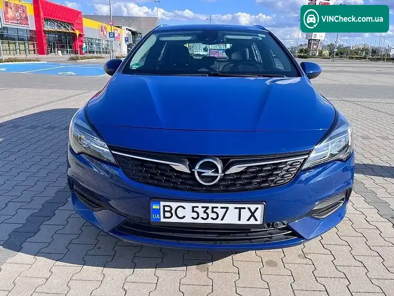 Opel Astra 2020, фото з оголошення 1 з 15, VIN W0VBE8EV1L8038605