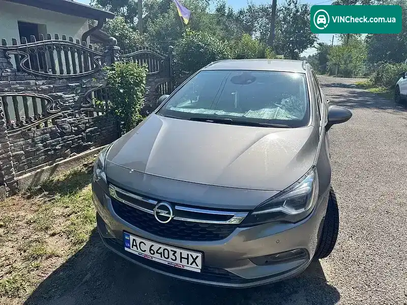 Opel Astra 2016, фото з оголошення 1 з 20, VIN W0LBF8EG6G8066946