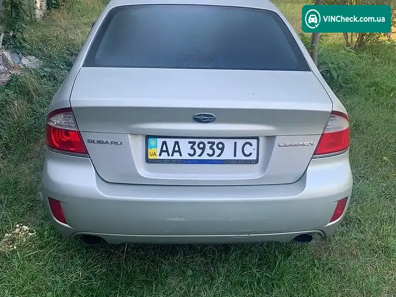 Subaru Legacy 2009, фото з оголошення 2 з 5, VIN JF1BL9LL59G053089