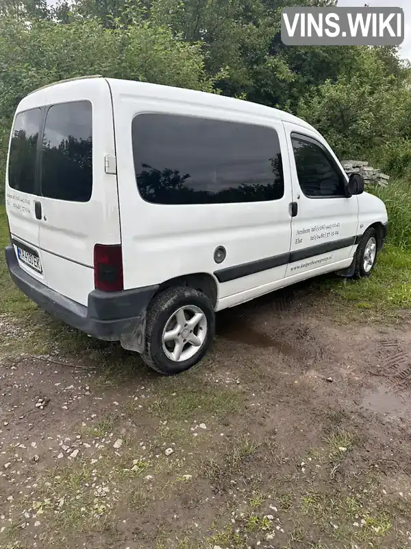 Peugeot Partner 1999, фото з оголошення 2 з 16, VIN VF35CWJZE60200352