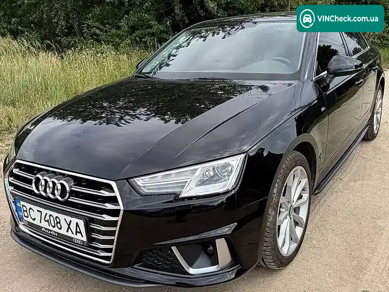 Audi A4 2019, фото з оголошення 2 з 20, VIN WAUDNAF4XKN020004