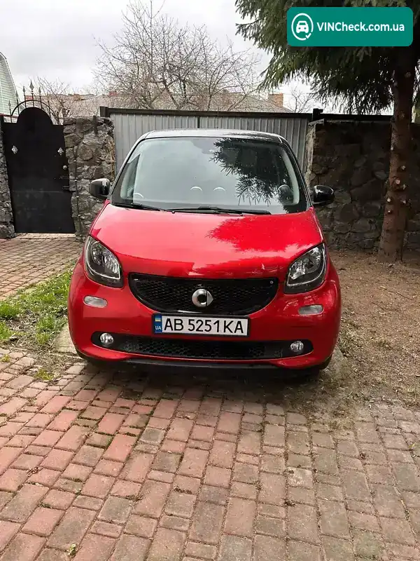 Smart Forfour 2016, фото з оголошення 1 з 14, VIN WME4530421Y086320