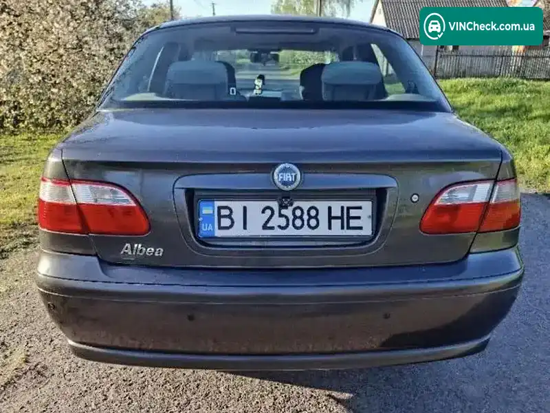 Fiat Albea 2006, фото з оголошення, VIN ZFA17800006425811