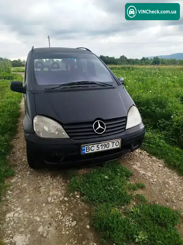 Mercedes-Benz Vaneo 2002, фото з оголошення 1 з 7, VIN WDB4147001N219606
