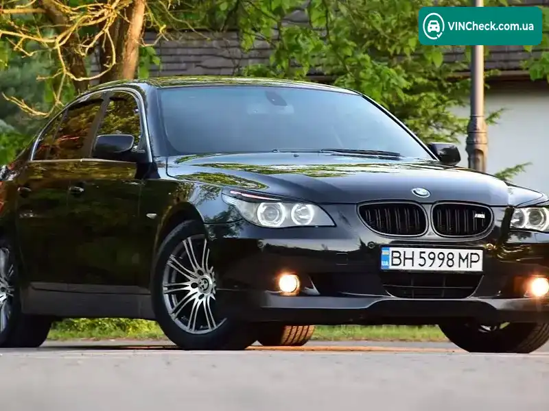 BMW 5 Series 2005, фото з оголошення 1 з 13, VIN WBANE31080B949854