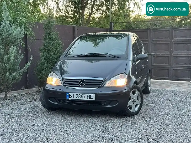 Mercedes-Benz A-Class 2001, фото з оголошення 1 з 20, VIN WDB1681091J704458