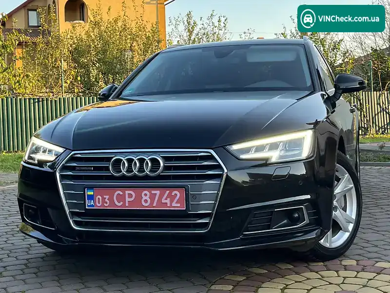 Audi A4 2018, фото з оголошення 1 з 20, VIN WAUZZZF40JA224390