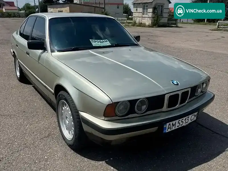 BMW 5 Series 1988, фото з оголошення 1 з 20, VIN WBAHC110103562581
