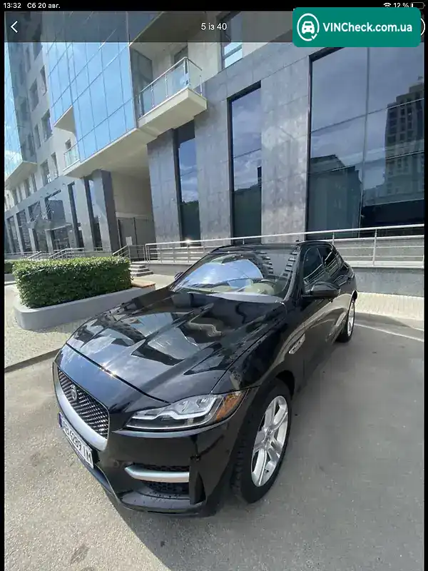 Jaguar F-Pace 2016, фото з оголошення 1 з 20, VIN SADCL2BN2HA088116