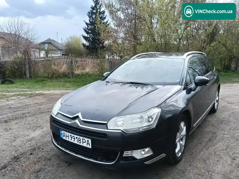 Citroen C5 2009, фото з оголошення 2 з 9, VIN VF7RWRHRJ9L546665