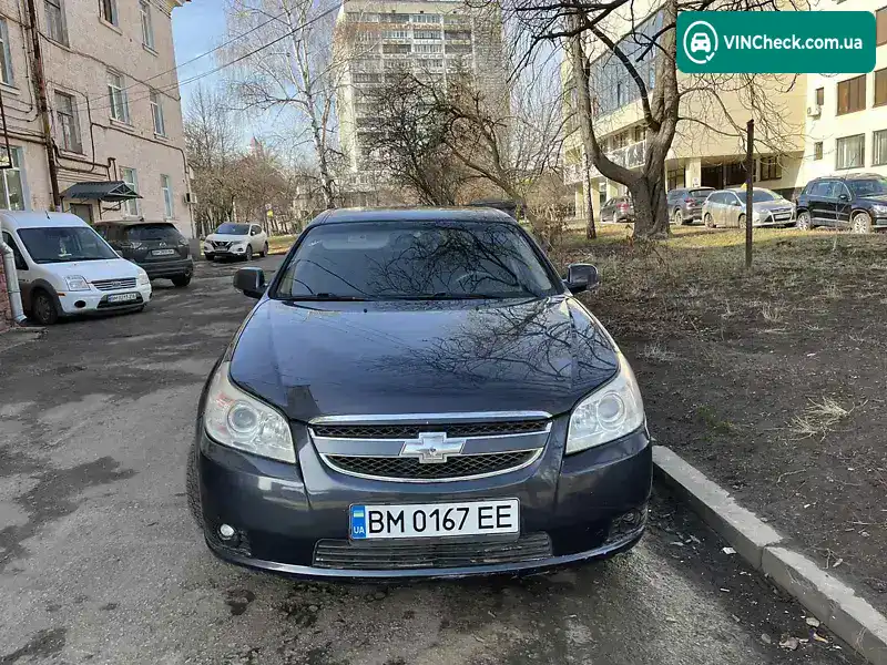 Chevrolet Epica 2007, фото з оголошення 1 з 7, VIN Y6DLF69KE7B091080