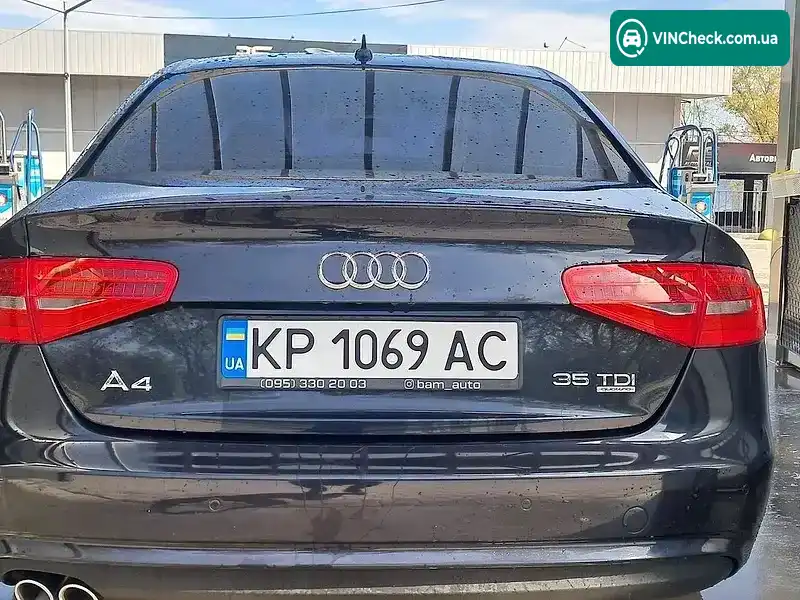Audi A4 2014, фото з оголошення 1 з 20, VIN WAUZZZ8K7FA002920