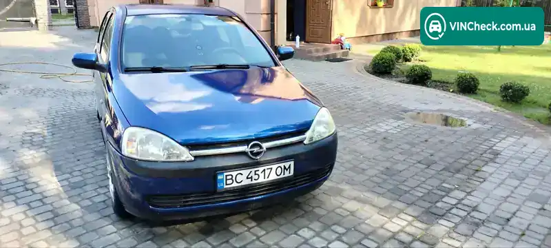 Opel Corsa 2002, фото з оголошення 1 з 9, VIN W0L0XCF6834024068