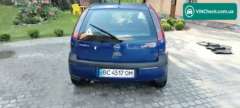 Opel Corsa 2002, фото з оголошення 2 з 9, VIN W0L0XCF6834024068