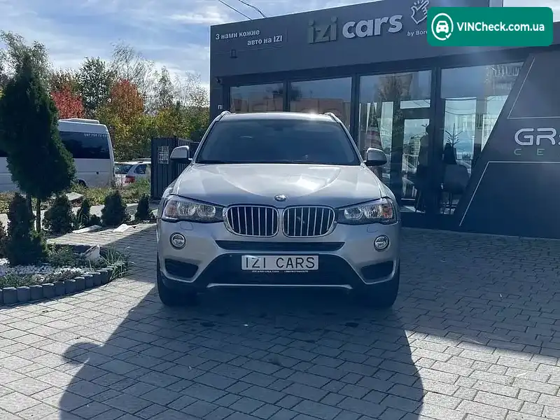 BMW X3 2015, фото з оголошення 2 з 20, VIN 5UXWX9C50F0D60770