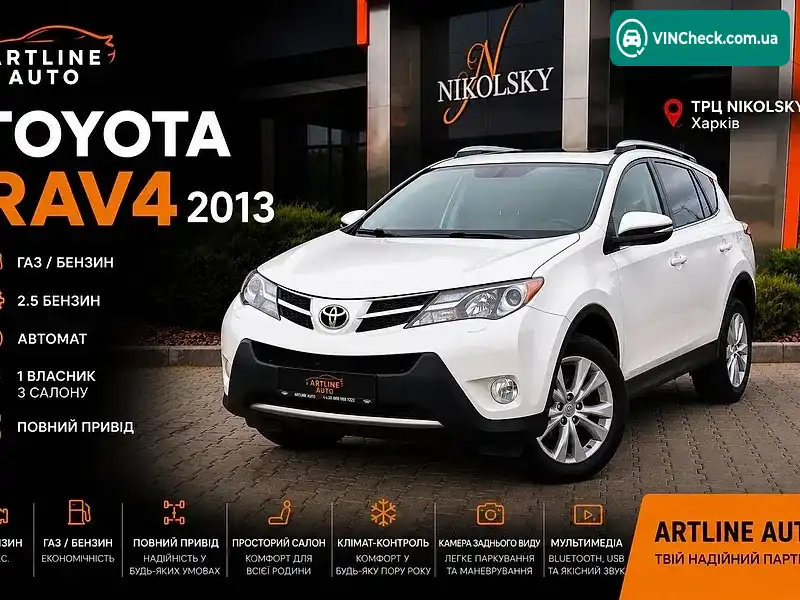 Toyota RAV4 2013, фото з оголошення 1 з 20, VIN 2T3DFREV8DW016490
