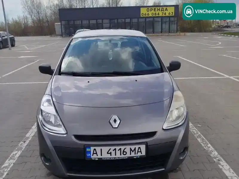 Renault Clio 2010, фото з оголошення 1 з 15, VIN VF1BR270E43769401