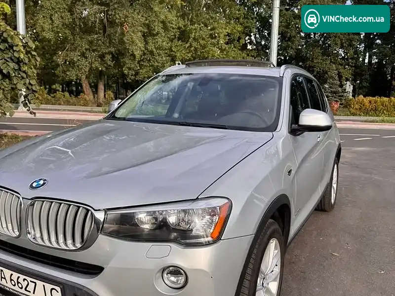 BMW X3 2017, фото з оголошення 1 з 15, VIN 5UXWX9C36H0W71151
