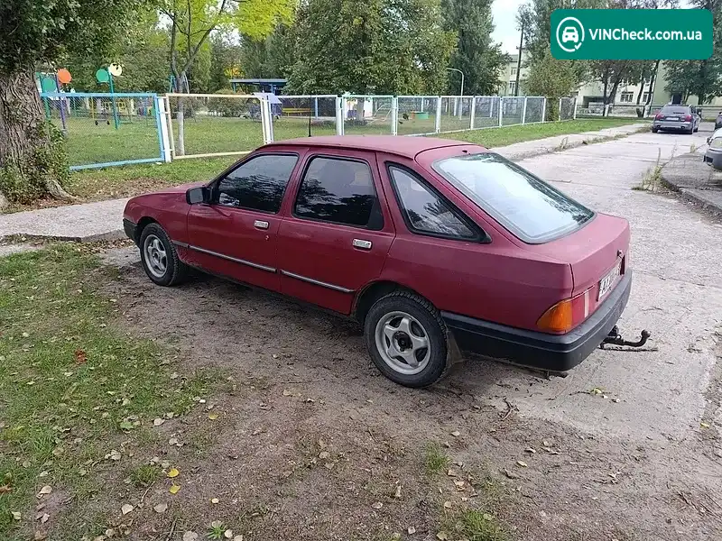 Ford Sierra 1986, фото з оголошення 2 з 3, VIN WF0AXXGBBAGY91278